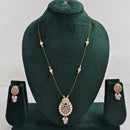 Rajwadi Collection Royal Austrian Stone And Beaded Long Necklace Set