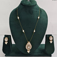 Rajwadi Collection Royal Austrian Stone And Beaded Long Necklace Set