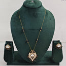 Rajwadi Collection Royal Austrian Stone And Beaded Long Necklace Set