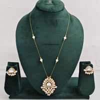 Rajwadi Collection Royal Austrian Stone And Beaded Long Necklace Set