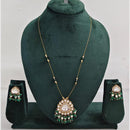 Rajwadi Collection Royal Austrian Stone And Beaded Long Necklace Set