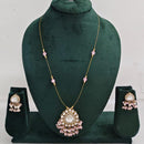 Rajwadi Collection Royal Austrian Stone And Beaded Long Necklace Set