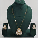 Rajwadi Collection Royal Austrian Stone And Beaded Long Necklace Set