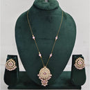 Rajwadi Collection Royal Austrian Stone And Beaded Long Necklace Set