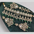 Rajwadi Collection Exclusive Kundan Pearl And Beads Ethnic Choker Necklace Set