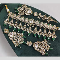 Rajwadi Collection Exclusive Kundan Pearl And Beads Ethnic Choker Necklace Set