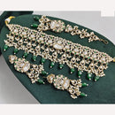 Rajwadi Collection Royal Heritage Crystal Stone And Pearl Necklace Set