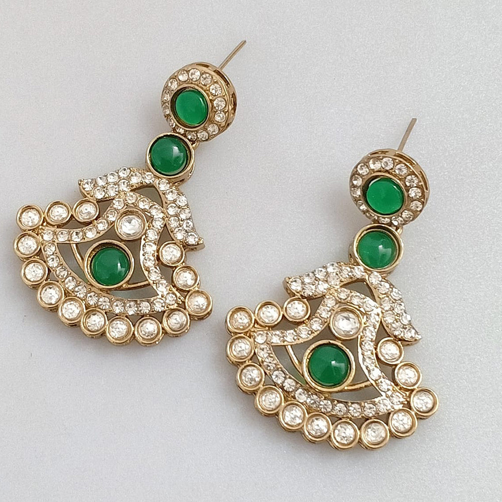 Rajwadi Collection Elegant Pota and Austrian Stone Designer Dangler Earrings
