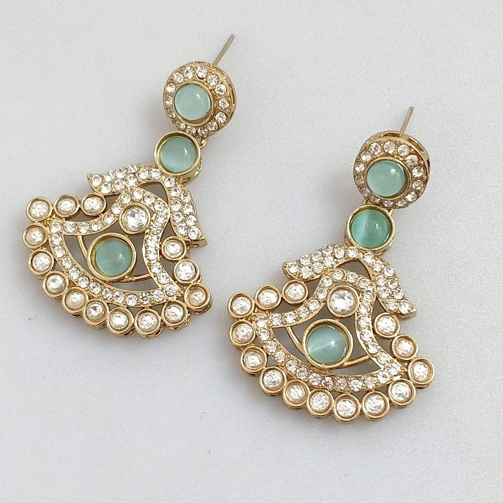 Rajwadi Collection Elegant Pota and Austrian Stone Designer Dangler Earrings