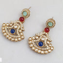 Rajwadi Collection Elegant Pota and Austrian Stone Designer Dangler Earrings