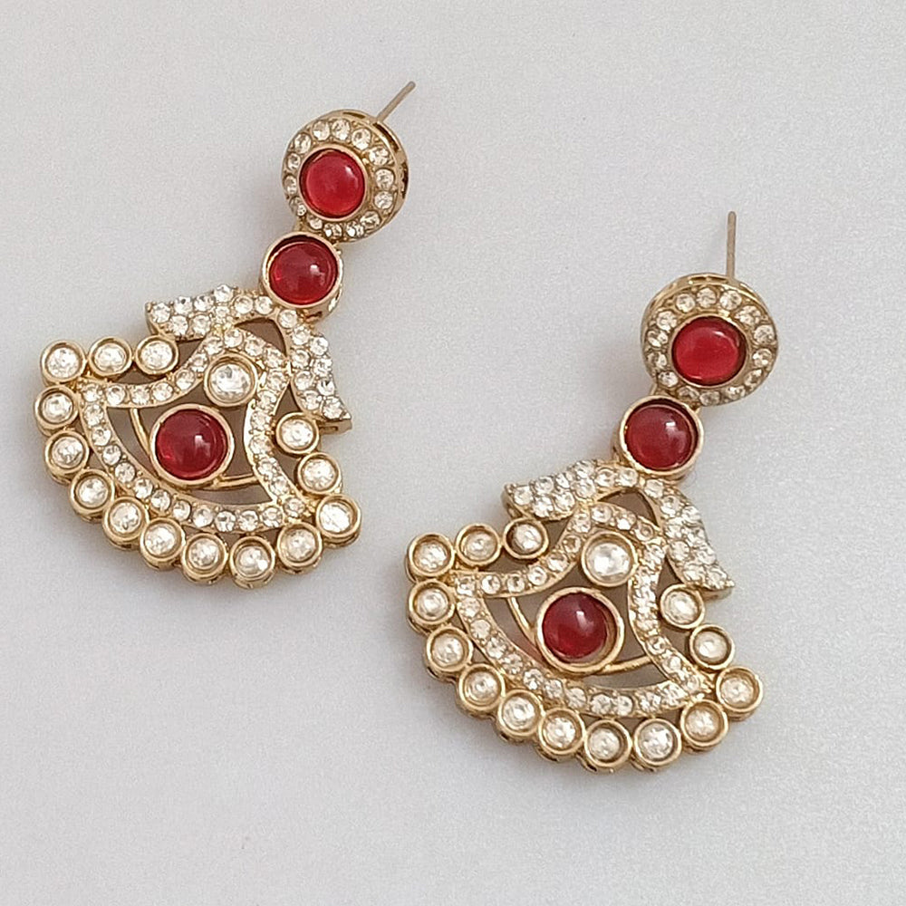 Rajwadi Collection Elegant Pota and Austrian Stone Designer Dangler Earrings