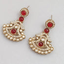 Rajwadi Collection Elegant Pota and Austrian Stone Designer Dangler Earrings
