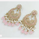 Rajwadi Collection Sparkling Crystal And Beads Statement Dangler Earrings