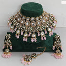 Rajwadi Collection Traditional Kundan Pearl And Beads Choker Necklace Set