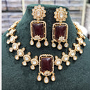 Rajwadi Collection Royal Pachi Kundan Necklace Jewelry Set