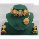 Rajwadi Collection Traditional Pearl Choker Necklace Set