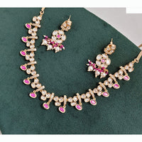 Rajwadi Collection Designer Polki Kundan Pearl And Beads Necklace Set