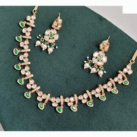 Rajwadi Collection Designer Polki Kundan Pearl And Beads Necklace Set