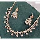 Rajwadi Collection Designer Polki Kundan Pearl And Beads Necklace Set
