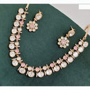 Rajwadi Collection Designer Polki Kundan Necklace Set