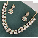 Rajwadi Collection Designer Polki Kundan Necklace Set