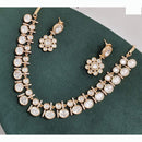 Rajwadi Collection Designer Polki Kundan Necklace Set