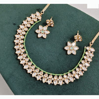 Rajwadi Collection Designer Polki Kundan And Pearl Necklace Set