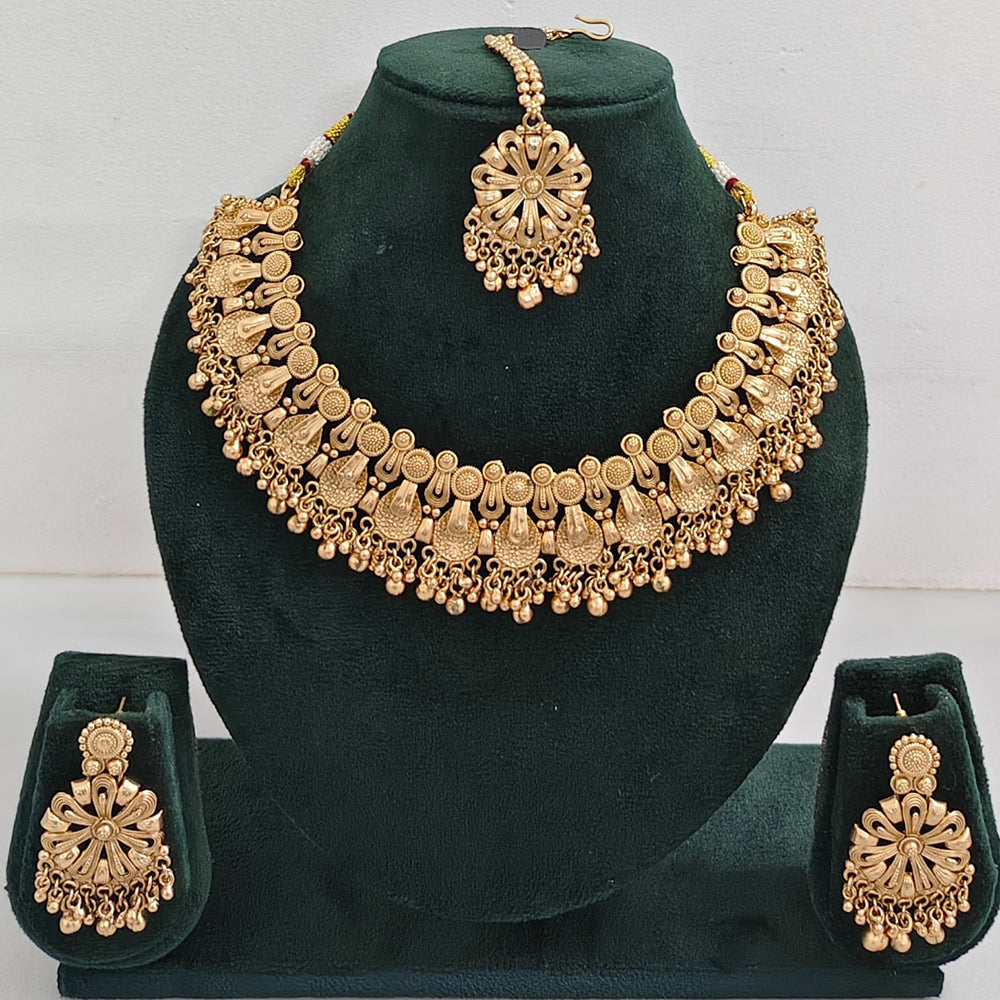 Rajwadi Collection Pearl Necklace Set