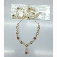 Rajwadi Collection Heritage Polki Kundan Stone Necklace Set