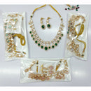 Rajwadi Collection Heritage Polki Kundan Stone Necklace Set