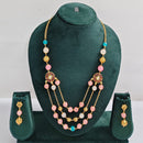 Rajwadi Collection Royal Beads Long Necklace Set