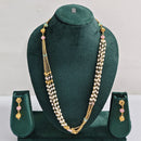 Rajwadi Collection Royal Beads Long Necklace Set