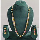 Rajwadi Collection Royal Beads Long Necklace Set