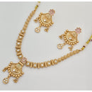 Rajwadi Collection Premium Pota Stone Ethnic Necklace Set