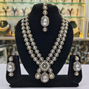 Rajwadi Collection Premium Pota And Austrain Ethnic Necklace Set