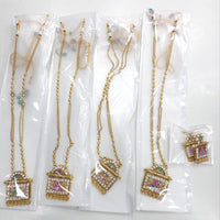 Rajwadi Collection Royal Pota Stone Pearl And Beads Long Necklace Set