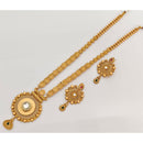 Rajwadi Collection Signature Pota Stone And Austrian Stone Long Jewellery Set