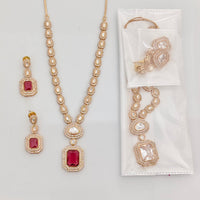 Rajwadi Collection Royal Polki Kundan Stone Designer Necklace Set