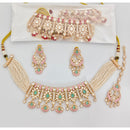 Rajwadi Collection Royal Polki Kundan Stone Designer Necklace Set