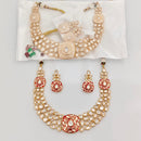 Rajwadi Collection Royal Polki Kundan Stone Meenakari Designer Necklace Set