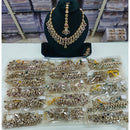 Rajwadi Collection Heritage Pota Stone Designer Necklace Set