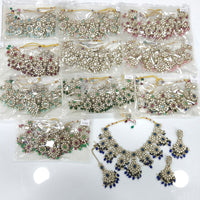 Rajwadi Collection Heritage Pota Stone And Beads Designer Necklace Set