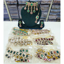 Rajwadi Collection Pota Stone And Austrian Stone Choker Designer Necklace Set