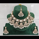 Rajwadi Collection Heritage Pota And Austrian Stone Beads Necklace Set