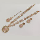 Rajwadi Collection Heritage Pota And Austrian Stone Beads Necklace Set