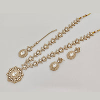 Rajwadi Collection Heritage Pota And Austrian Stone Beads Necklace Set