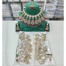 Rajwadi Collection Heritage Polki Kundan Stone And Beads Necklace Set  
