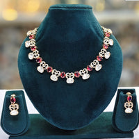 Rajwadi Collection Heritage Polki Kundan Stone Necklace Set
