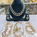 Rajwadi Collection Royal Heritage Polki Kundan Stone Necklace Set