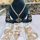 Rajwadi Collection Heritage Polki Kundan Stone Necklace Set